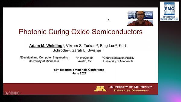 Photonic Curing of Solution-Processed Indium Zinc Oxide Thin-Film Transistors