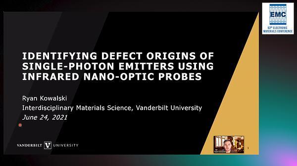 Identifying Defect Origins of Single-Photon Emitters Using Infrared Nano-Optic Probes