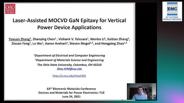 MOCVD GaN Epitaxy with Fast Growth Rates