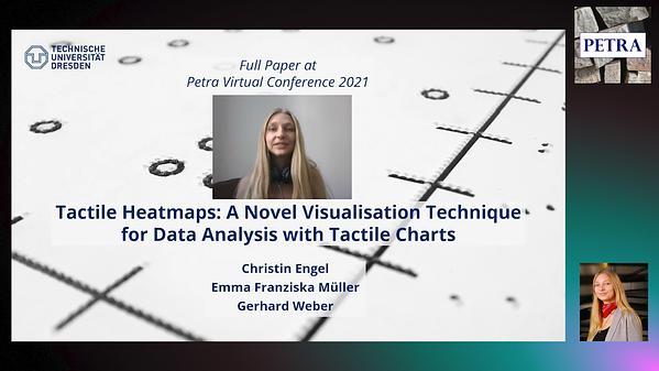 Tactile Heatmaps: A Novel Visualisation Technique for Data Analysis with Tactile Charts