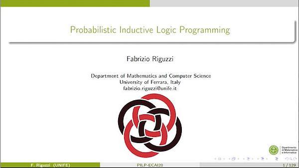 Probabilistic Inductive Logic Programming