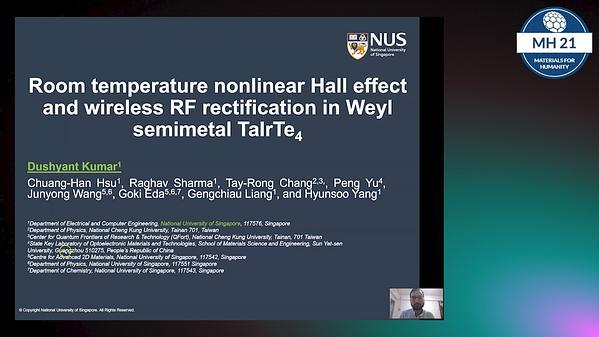 Room Temperature Nonlinear Hall Effect and Wireless RF Rectification in Weyl Semimetal TaIrTe4