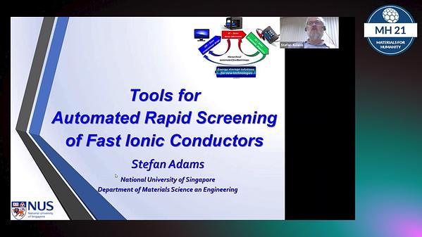 Tools for automated rapid screening of fast ionic conductors