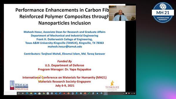 Performance Enhancements in Carbon Fiber Reinforced Polymer Composites through Nanoparticles Inclusion