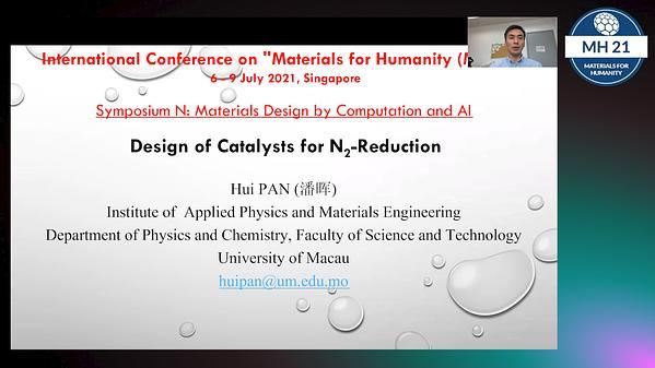 Design of Catalysts for Water Splitting and N2/CO2 Reduction