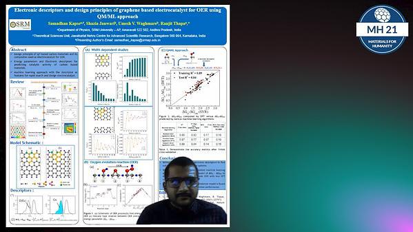 Energy Parameter and Electronic Descriptor for Carbon Based Catalyst Predicted using QM/ML