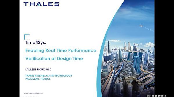 Timing verification from UML & MARTE design models: techniques & tools