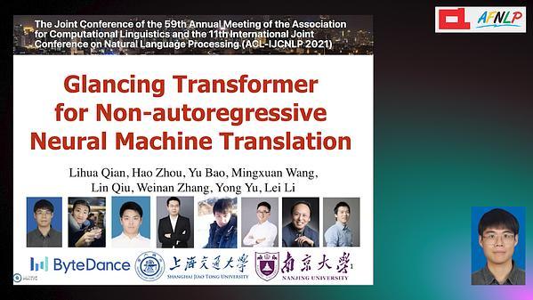 Glancing Transformer for Non-Autoregressive Neural Machine Translation