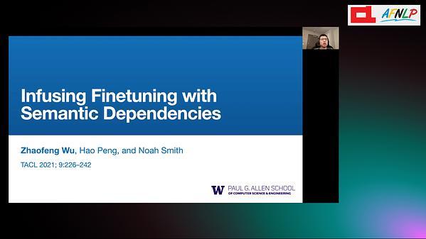 Infusing Finetuning with Semantic Dependencies