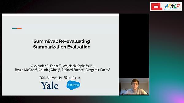 SummEval: Re-evaluating Summarization Evaluation