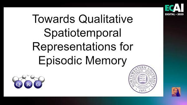 Towards Qualitative Spatiotemporal Representations for Episodic Memory