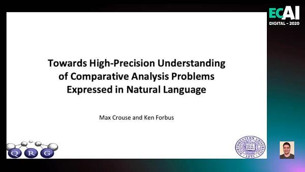 Towards High-Precision Understanding of Comparative Analysis Problems Expressed in Natural Language