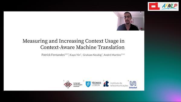 Measuring and Increasing Context Usage in Context-Aware Machine Translation