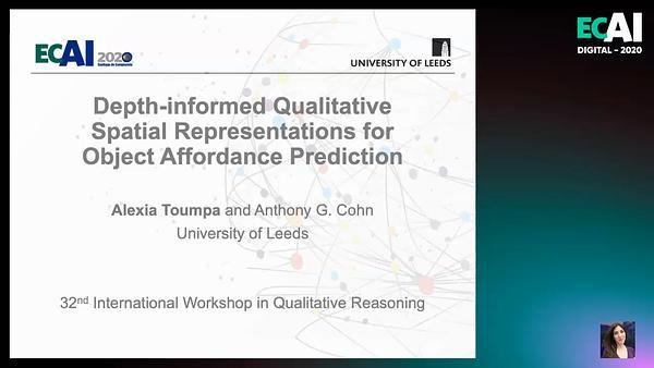 Depth-informed Qualitative Spatial Representations for Object Affordance Prediction