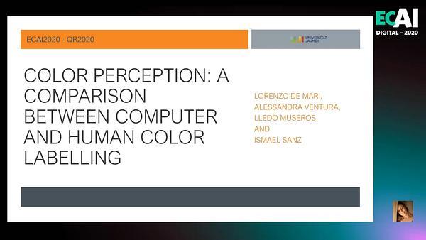 Color Perception: A Comparison between Computer and Human Color Labelling
