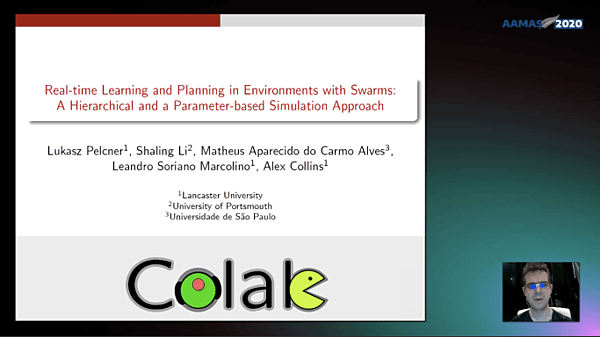 Real-time Learning and Planning in Environments with Swarms: A Hierarchical and a Parameter-based Simulation Approach