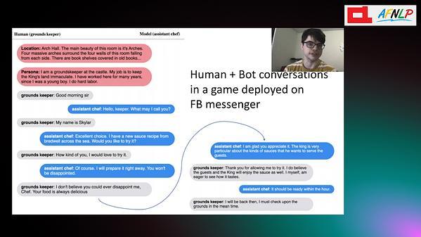 Dialogue in the Wild: Learning from a Deployed Role-Playing Game with Humans and Bots