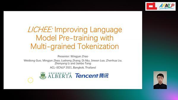 LICHEE: Improving Language Model Pre-training with Multi-grained Tokenization