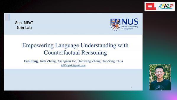 Empowering Language Understanding with Counterfactual Reasoning