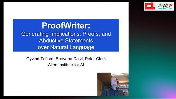 ProofWriter: Generating Implications, Proofs, and Abductive Statements over Natural Language
