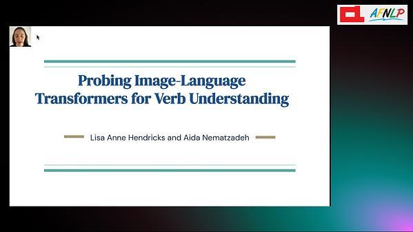 Probing Image-Language Transformers for Verb Understanding