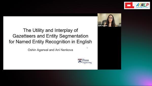 The Utility and Interplay of Gazetteers and Entity Segmentation for Named Entity Recognition in English