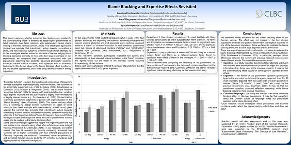 Blame Blocking and Expertise Effects Revisited
