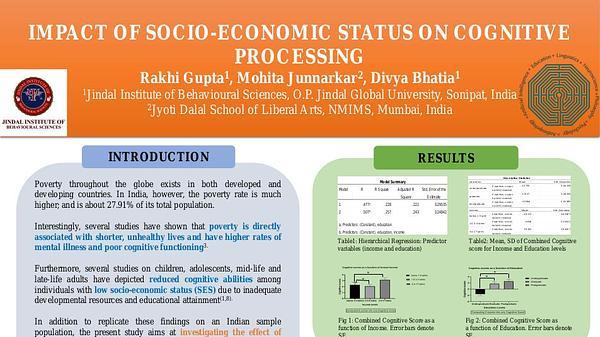 Impact of Socio-Economic Status on Cognitive Processing