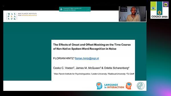 The Effects of Onset and Offset Masking on the Time Course of Non-Native Spoken-Word Recognition in Noise