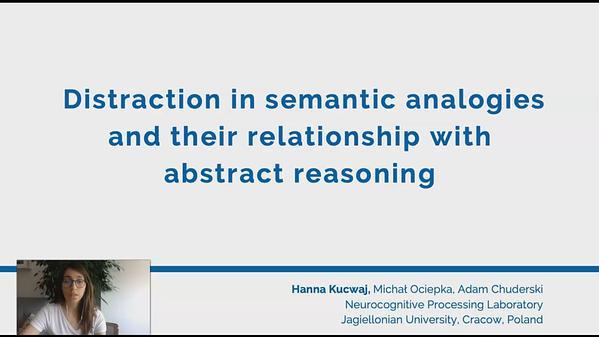 Distraction in Semantic Analogies and Their Relationship with Abstract Reasoning