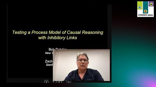 Testing a Process Model of Causal Reasoning With Inhibitory Causal Links