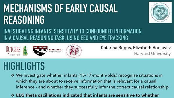 Mechanisms of early causal reasoning: Investigating infants' sensitivity to confounded information in a causal reasoning task, using EEG and eyetracking