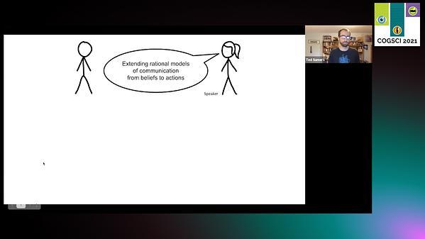 Extending rational models of communication from beliefs to actions