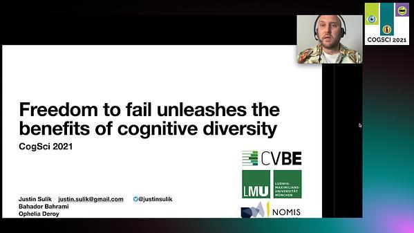 Tolerance to failure unleashes the benefits of cognitive diversity in collective problem solving