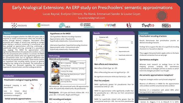 Early Analogical Extensions: An ERP Study on Preschoolers' Semantic Approximations