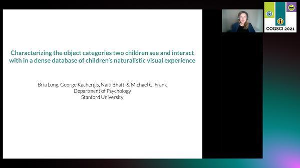 Characterizing the object categories two children see and interact with in a dense dataset of naturalistic visual experience