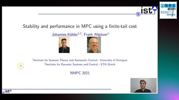 Stability and Performance in MPC Using a Finite-Tail Cost