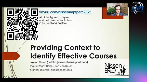 Tools for Identifying Effective Courses