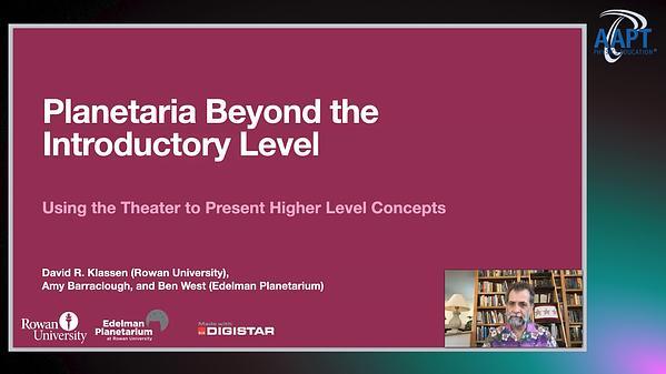 Planetaria beyond the Introductory Level