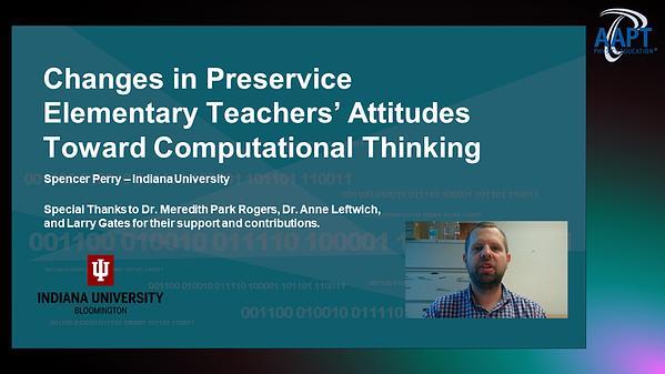 Changes in Preservice Elementary Teachers' Attitudes Toward Computational Thinking
