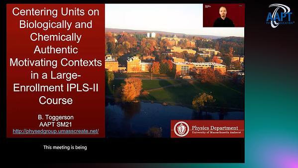 Centering Units on Biologically and Chemically Authentic Contexts in IPLS-II