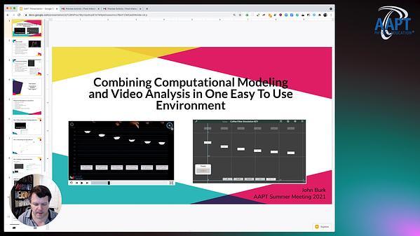 Computational Modeling & Video Analysis in One Easy Environment