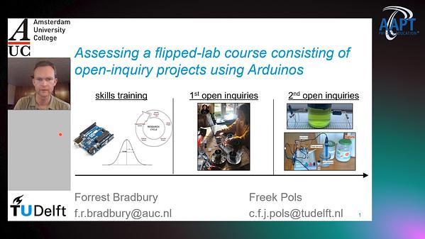 Assessing a flipped-lab course consisting of open-inquiry projects using Arduinos