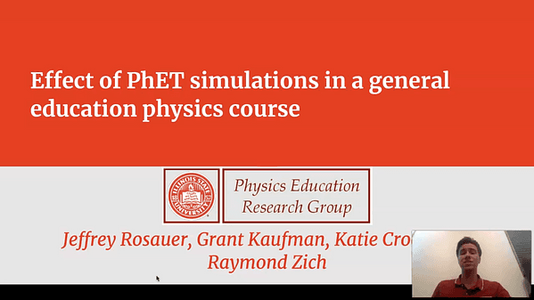 Effect of PhET simulations in a general education physics course