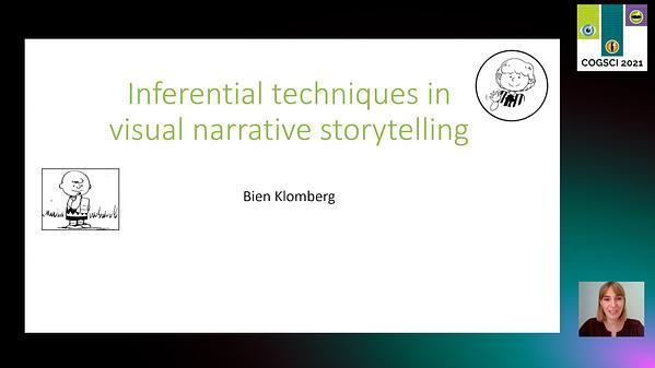 Inferential techniques in visual narrative storytelling