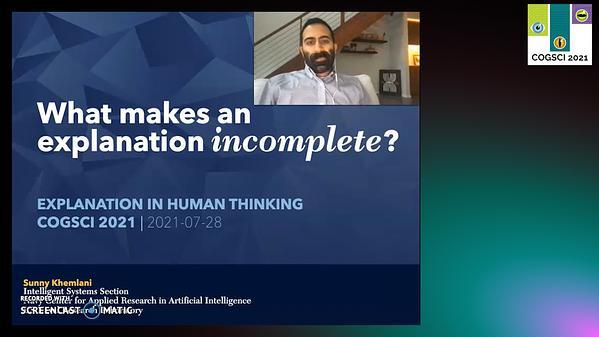 How people judge the completeness of an explanation