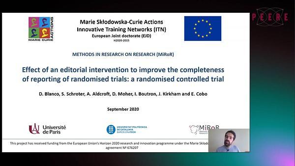 Effect of an editorial intervention to improve the completeness of reporting of randomised trials: a randomised controlled trial