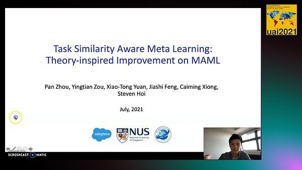 Task Similarity Aware Meta Learning: Theory-inspired Improvement on MAML