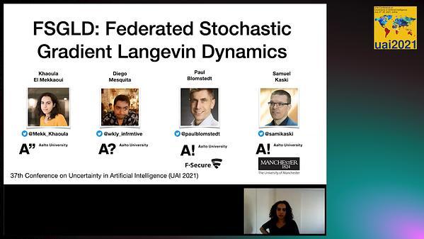 Federated Stochastic Gradient Langevin Dynamics