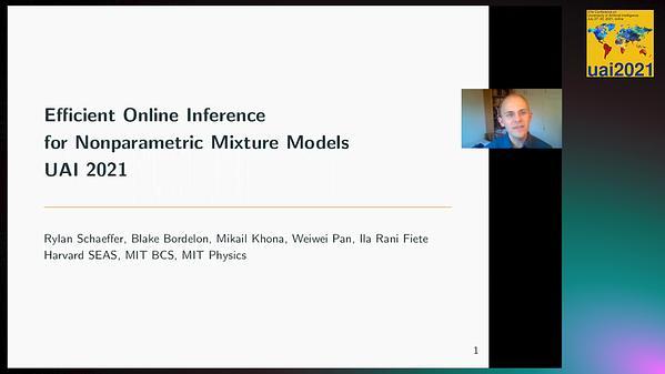 Efficient Online Inference for Nonparametric Mixture Models
